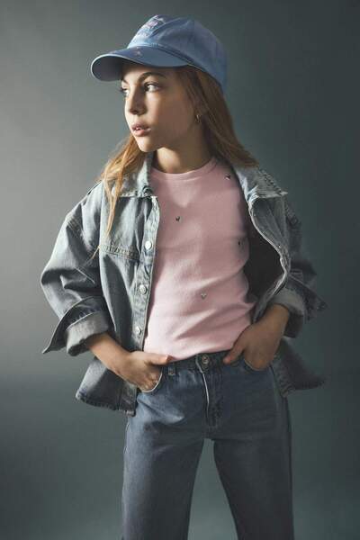 DeFacto Καρδιόσχημο Καμιζόλ με Κορδόνια για Κορίτσια H6211A826SM