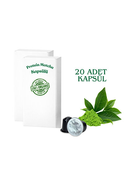 ESPRESSOMM Proteinli Matcha Kapsül (20 ADET) Nespresso® Uyumlu*
