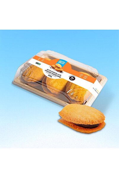 Keto Break كعكة مادلين بنكهة الشوكولاتة والبرتقال الكيتو