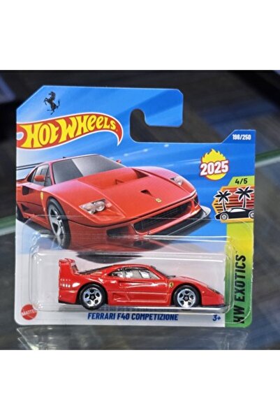 HOT WHEELS 2025 MAINLINE ΚΟΝΤΗ ΘΗΚΗ ΚΑΡΤΩΝ K FERRARI F40 COSTRADALE HW EXOTICS