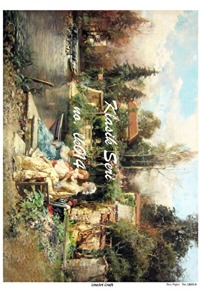 LİNEART PİRİNÇ DEKOPAJ NO.LK014