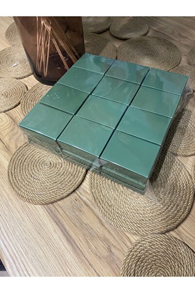 ENGİN MATBAASI Kolye Küpe Yüzük Kutusu 24 Adet 6x8x3cm 1.5cm Siyah Kadife Sün...