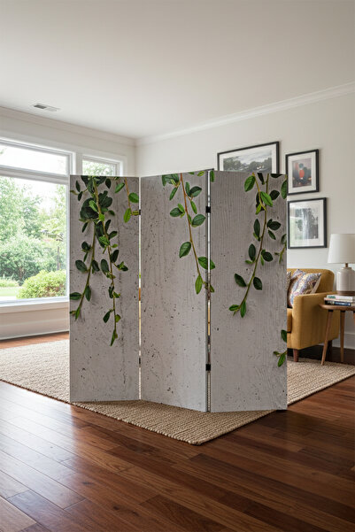 Artavessa Dekoratif 3 Kanatlı Dijital Baskılı Kanvas Paravan - Seperatör - 12...