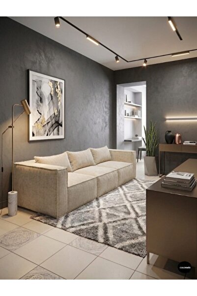 COLORMİX Tamamen Sünger Fermuarlı Yıkanabilir kılıflı Koltuk Kanepe