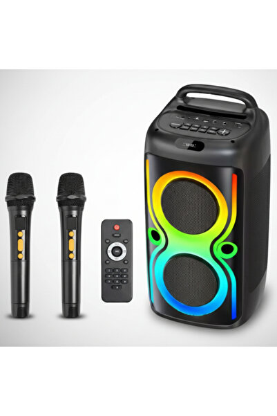 zola Boxa portabila Bluetooth, 300 W, LED RGB, conexiune TWS, port USB/TF/jac...