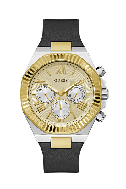 Guess Mens Black 2-Tone Multi-function Watch