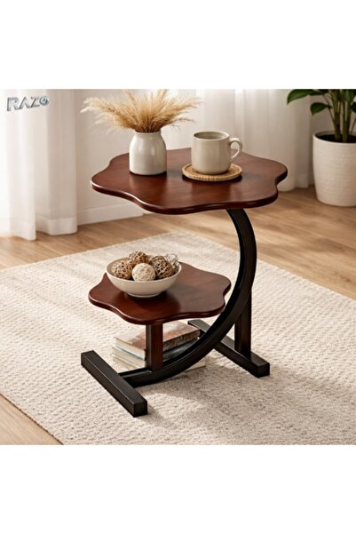 Razo Flower-shaped side table RAZO, Type C, Stable metal frame, Multifunction...