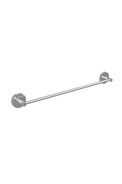 DİGİSU Long Towel Rack & Toilet Paper Holder Set - Chrome
