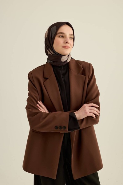 Modakaşmir Veliki bambusov šal sa polka-točkastim uzorkom