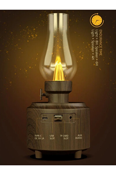 Perağ Nostaljik Gece Lambalı Akustik Retro Klasik Radyo – Bluetooth 5.0 Hopar...