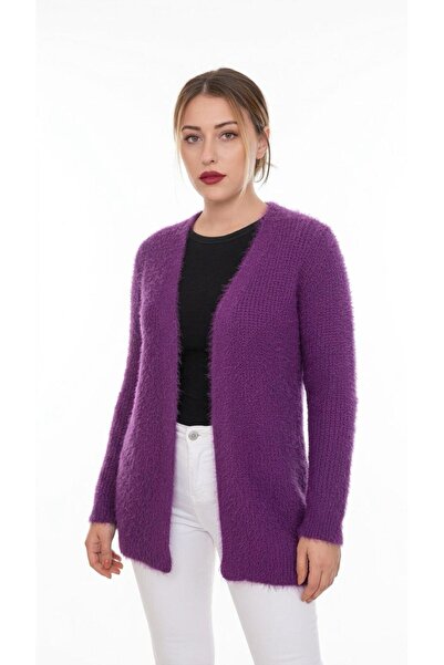 AYMİSS Fashionable Beaded Cardigan, Thick Knitting, Soft