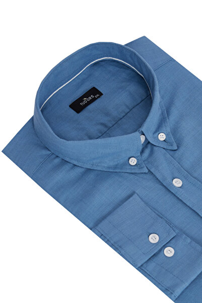 Tudors Cămașă pentru bărbați, mărime mare, cu mânecă lungă, bumbac 100% in Te...