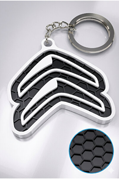 AKT Citroen Logolu Anahtarlık – Hediyelik 5x4 cm Tasarım Araba Anahtarlığı – ...