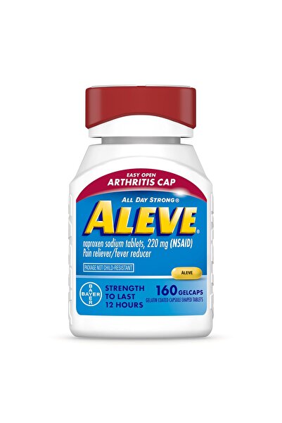 Aleve Gelcaps with Easy Open Arthritis Cap, Naproxen Sodium, Medication for A...