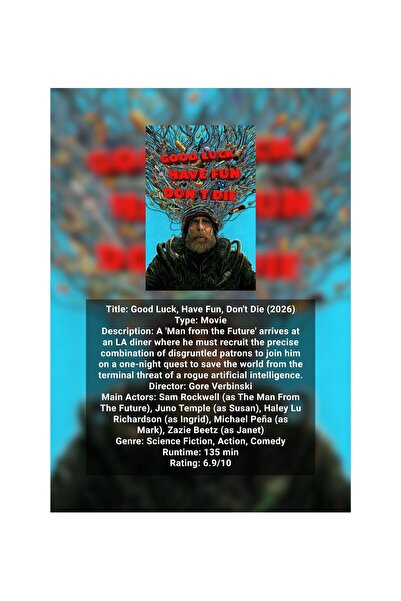 OEM Poster Infografic Noroc, Distrează-te, Nu moară 2026, Decor Gaming, Carto...