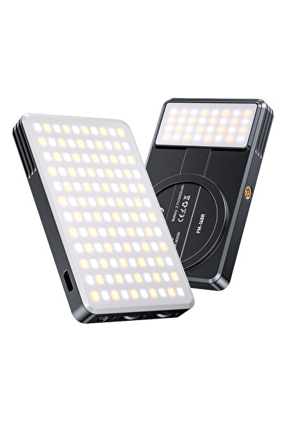 Jmary FM-168R Magnetik Dolgu Led Telefon Aydınlatma Işığı Siyah