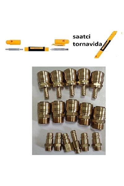 HAKTOR أطراف الهواء الضاغط لقمة أدوات الضاغط 1/2 ذكر ومقبس الهواء 8 مم