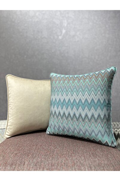 Fabricland Dokuma Chevron Plus 202 Dual Combination Dirt Proof Cover 43X43