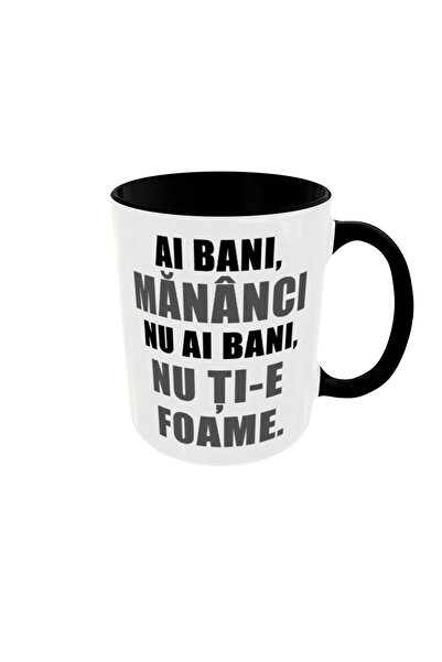 OEM Personalized mug "You have money, you eat", 350ml - the ideal gift for an...