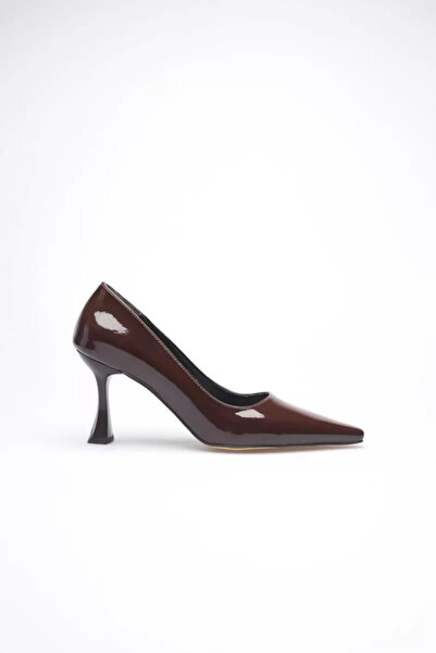 Mulini Women's Patent Leather Bitter Brown Stiletto Tr08Ms27M