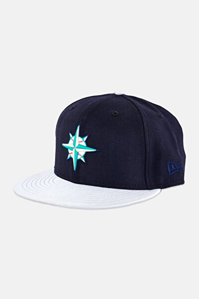 NEW ERA x MLB Men Seattle Mariners 59 Fifty Fitted Cap, Dark Navy Blue