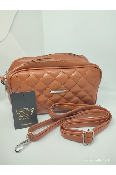 berismoda Women's Soft Textured Daily 2-Compartment Bag 12X20 cm