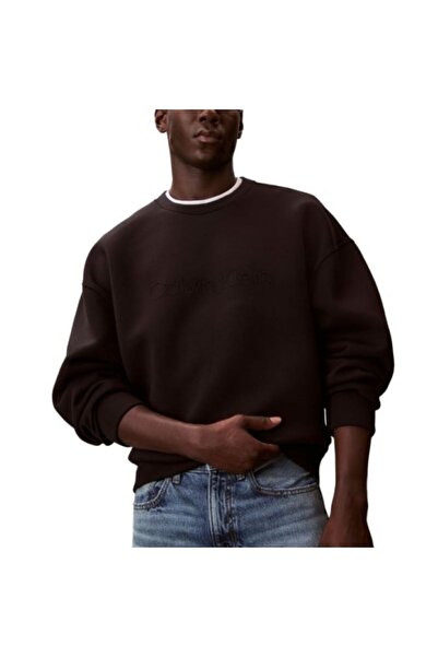 Calvin Klein Μπλούζα Φούτερ με Στρογγυλή Λαιμόκοψη SPACER