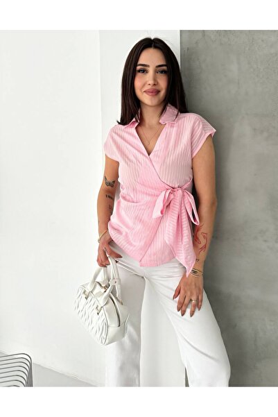 Noa&Noa Αμάνικο πουκάμισο με διπλό γιακά