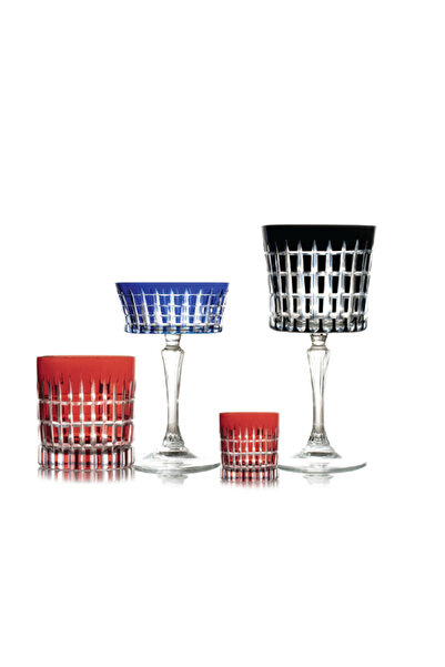 VEMA Giada Red set 6 whisky glasses