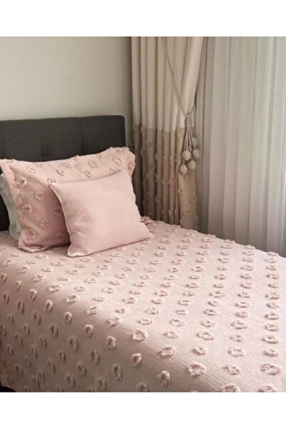 d'niss home touch of nature in your home D'Niss Home Ponpon Single Bedspread