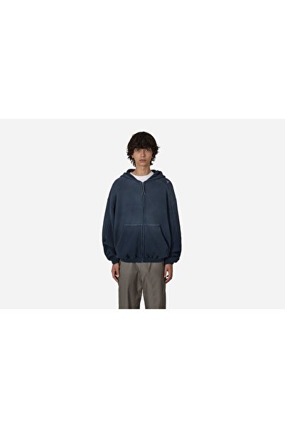 ROA BEE SUN FADED ORGANIC WAFFLE ZIP UP HOODIE