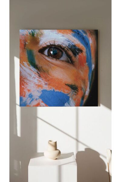 Bpestore Tablou Canvas Ochi Artistic Colorat - Decor Modern Abstract pentru P...