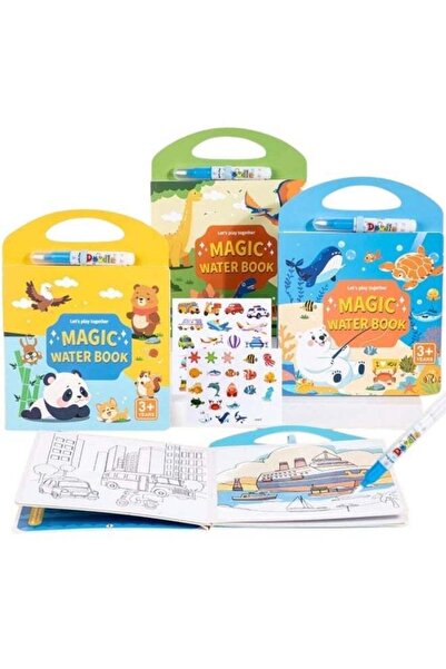 Twisoo Reusable Magic Water Drawing Book for Kids