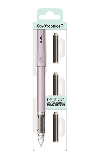 Scrikss Primeo Fountain Pen Set with Special Box "Dekomus Pocket Notebook wit...