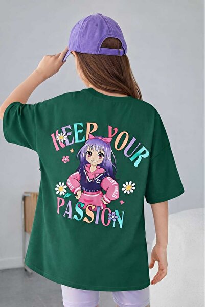 BENROMA Păstrează-ți pasiunea - Tricou unisex pentru copii cu imprimeu 4GH2