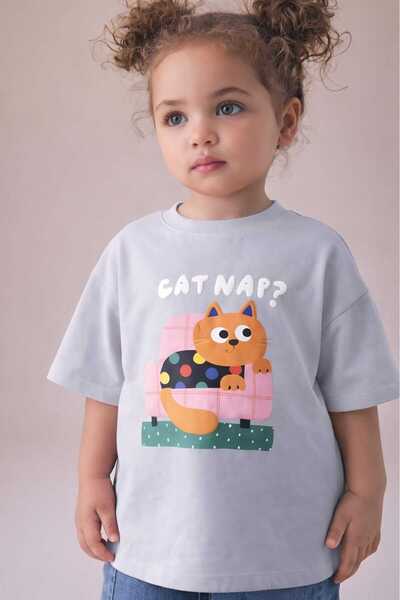 DM DOLCE MORE ΓΑΤΑΛΙΚΗ ΝΥΧΤΑ; Παιδικό μπλουζάκι unisex 4GH5