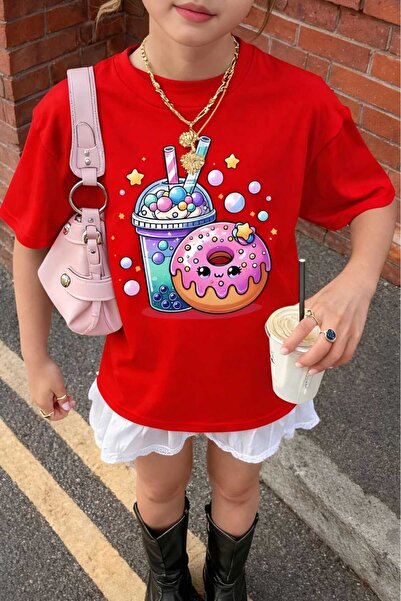 E-ROMA Donald Printed Unisex Children's T-Shirt 4Gh1