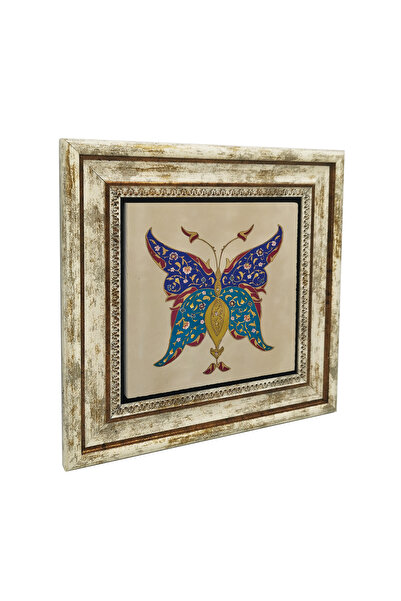 Sadrazam Εκτύπωση με σχέδιο πεταλούδας σε πίνακα από φυσική πέτρα 25X25KD-5