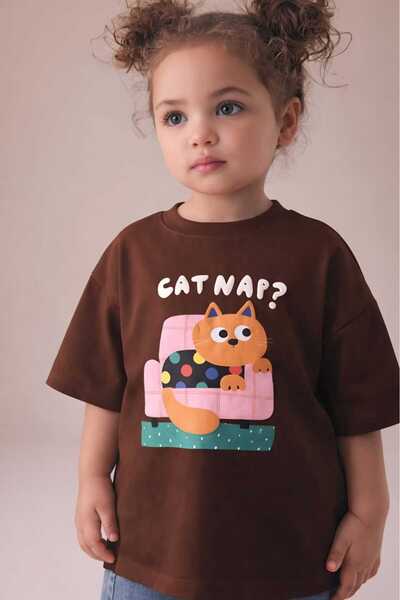 E-ROMA ΓΑΤΑΛΙΚΗ ΝΥΧΤΑ; Παιδικό μπλουζάκι unisex 4GH5