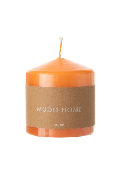 Mudo Concept SÜTUN MUM TURUNCU 7X7CM