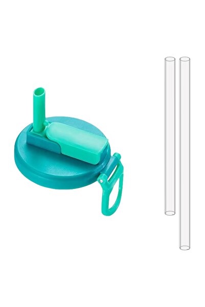 Flippy Flippy Spill-Proof Lid for Cans, Transparent Straw, with Carry Handle,...