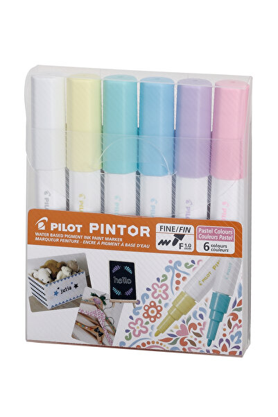 Pilot Pintor-F-6 Color Set (Pastel)