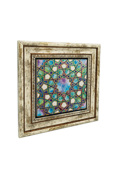 Sadrazam Εκτύπωση Ισλαμικού Γεωμετρικού Σχεδίου σε Πίνακα από Φυσική Πέτρα 25...