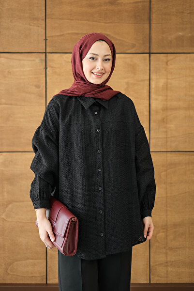 LOCCO Women's Self-Patterned Waist Tie Black