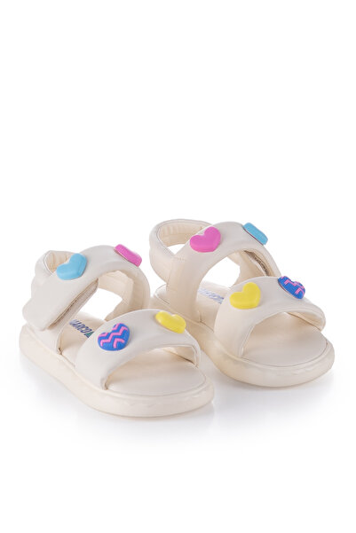 Marco Kids Κοριτσίστικα άνετα σανδάλια με σχέδιο καρδιάς 26Y104