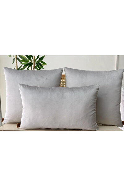 Elanora Home غطاء وسادة مزخرف، قماش مخمل عالي الجودة، طقم من 3 قطع