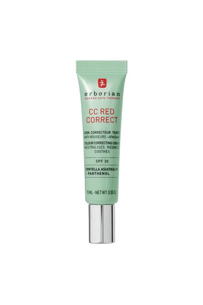 erborian CC Red Correct - Renkli Düzeltici Bakım - Kızarıklık Karşıtı ve Yatı...