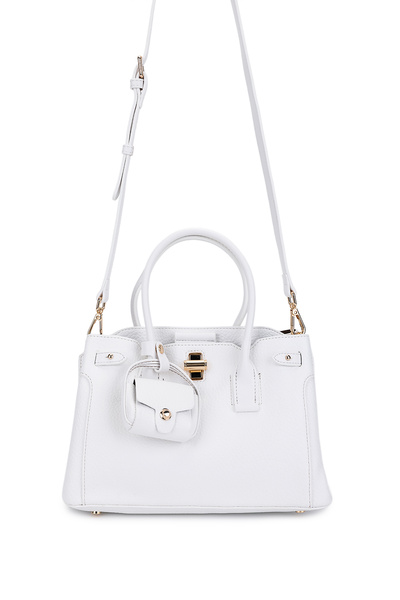 Tamer Tanca Women's Faux Leather White Handbag