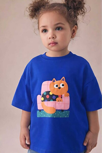 DM DOLCE MORE ΓΑΤΑΛΙΚΗ ΝΥΧΤΑ; Παιδικό μπλουζάκι unisex 4GH5