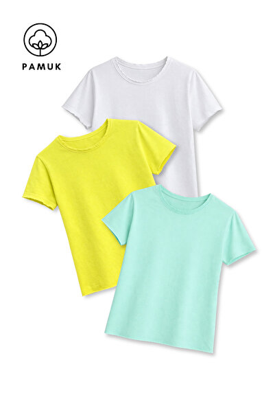 difa kids Girls and Boys 3-Piece Set Casual Summer Short Sleeve T-Shirt with ...